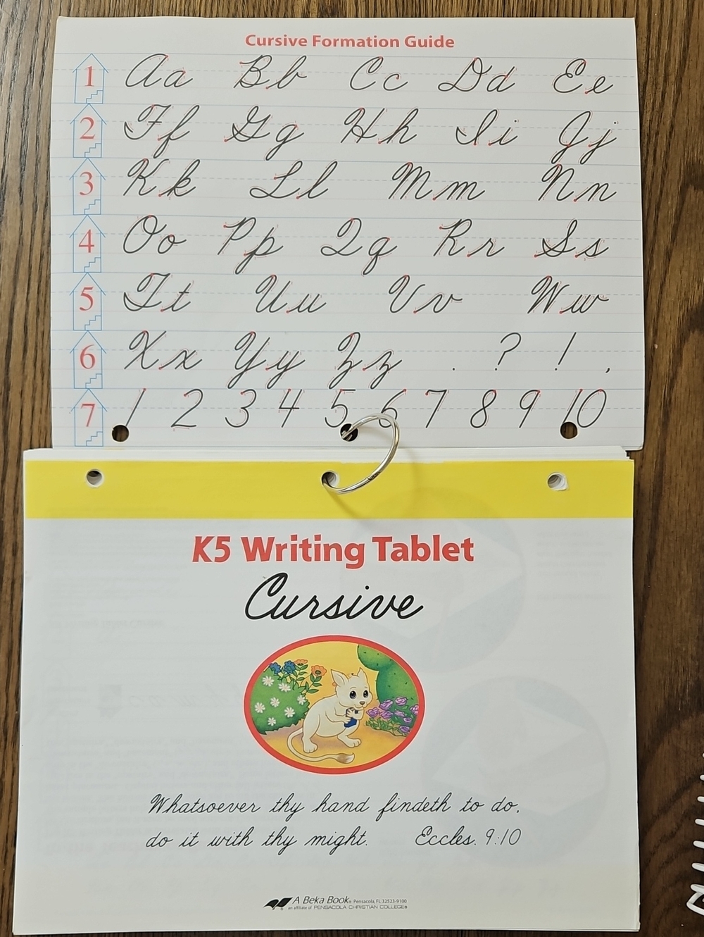 A Beka K5 Phonics, Reading & Writing Set - Red Accent - Picture 6 of 13